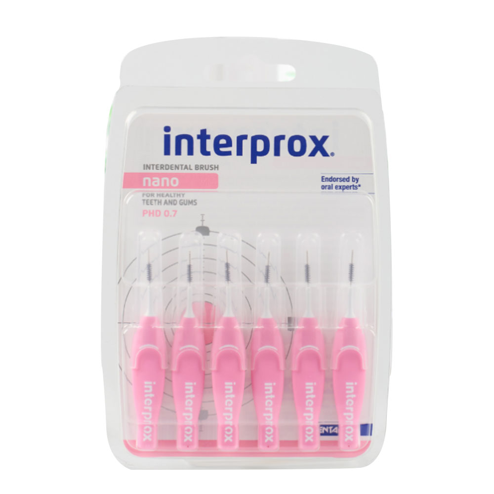 Interprox Nano Spazzolini interdentali 0,7 mm 6 unità