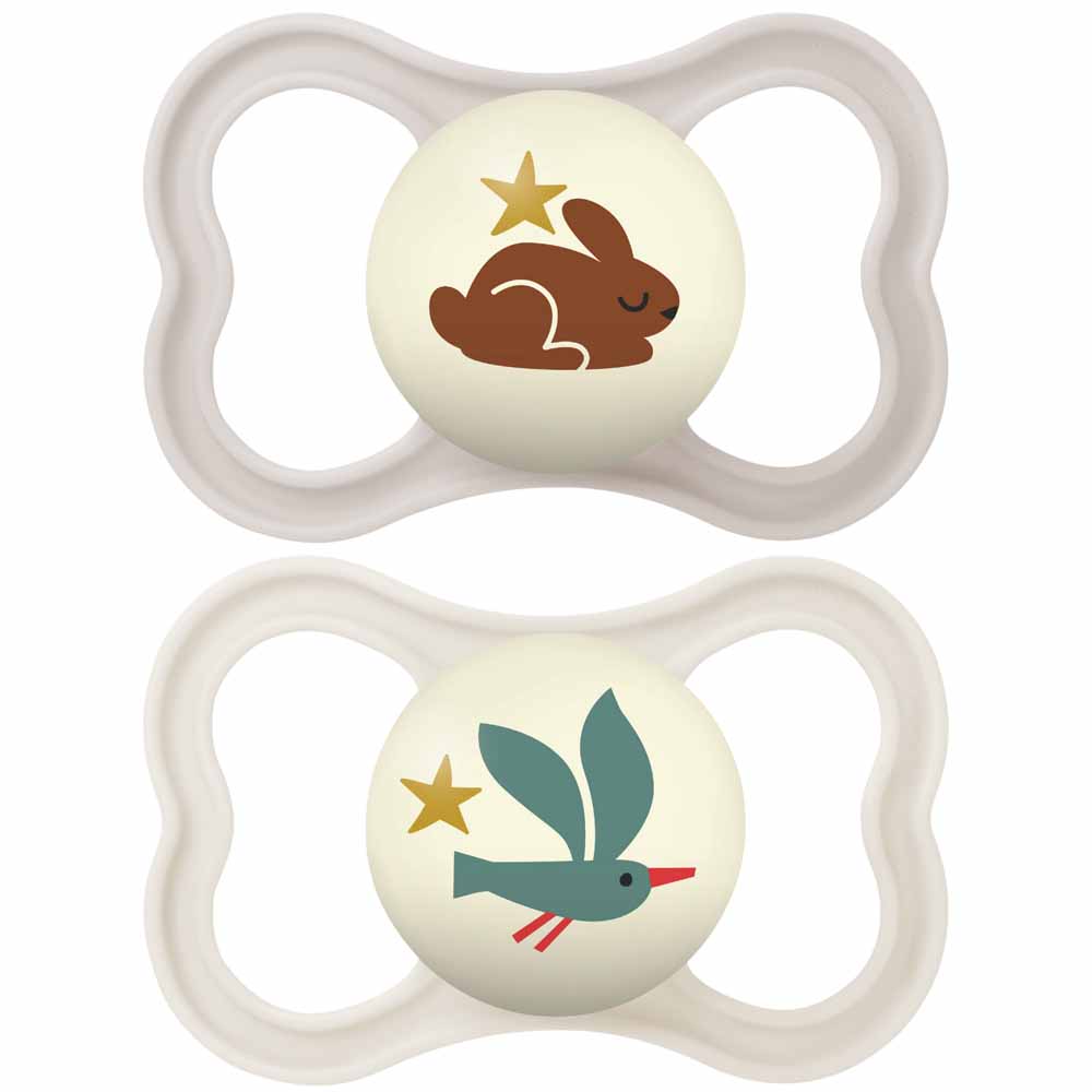 Mam Suprême Notte Ciucci simmetrici in silicone 6 mesi e oltre x2
