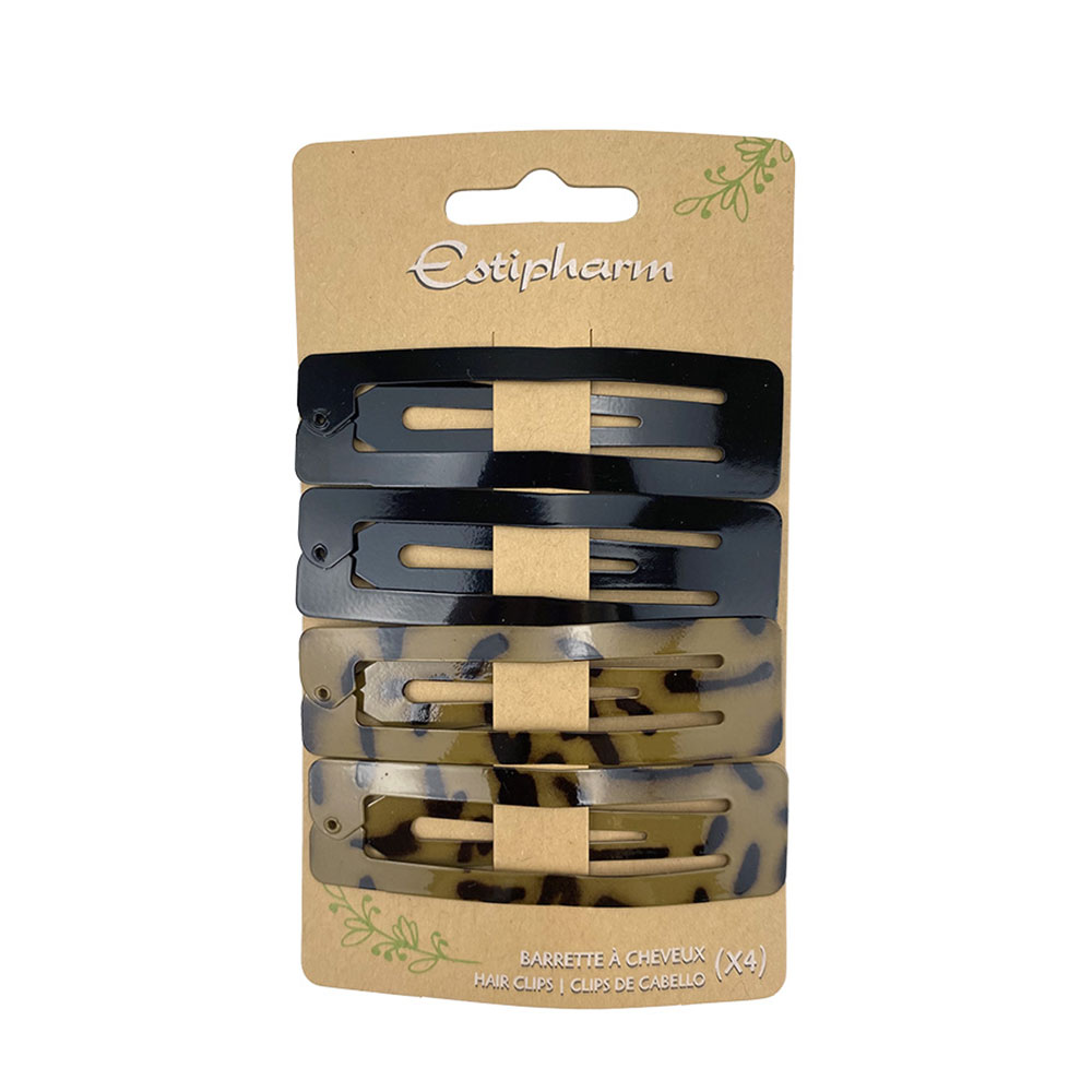 Estipharm Barrettes à cheveux x4
