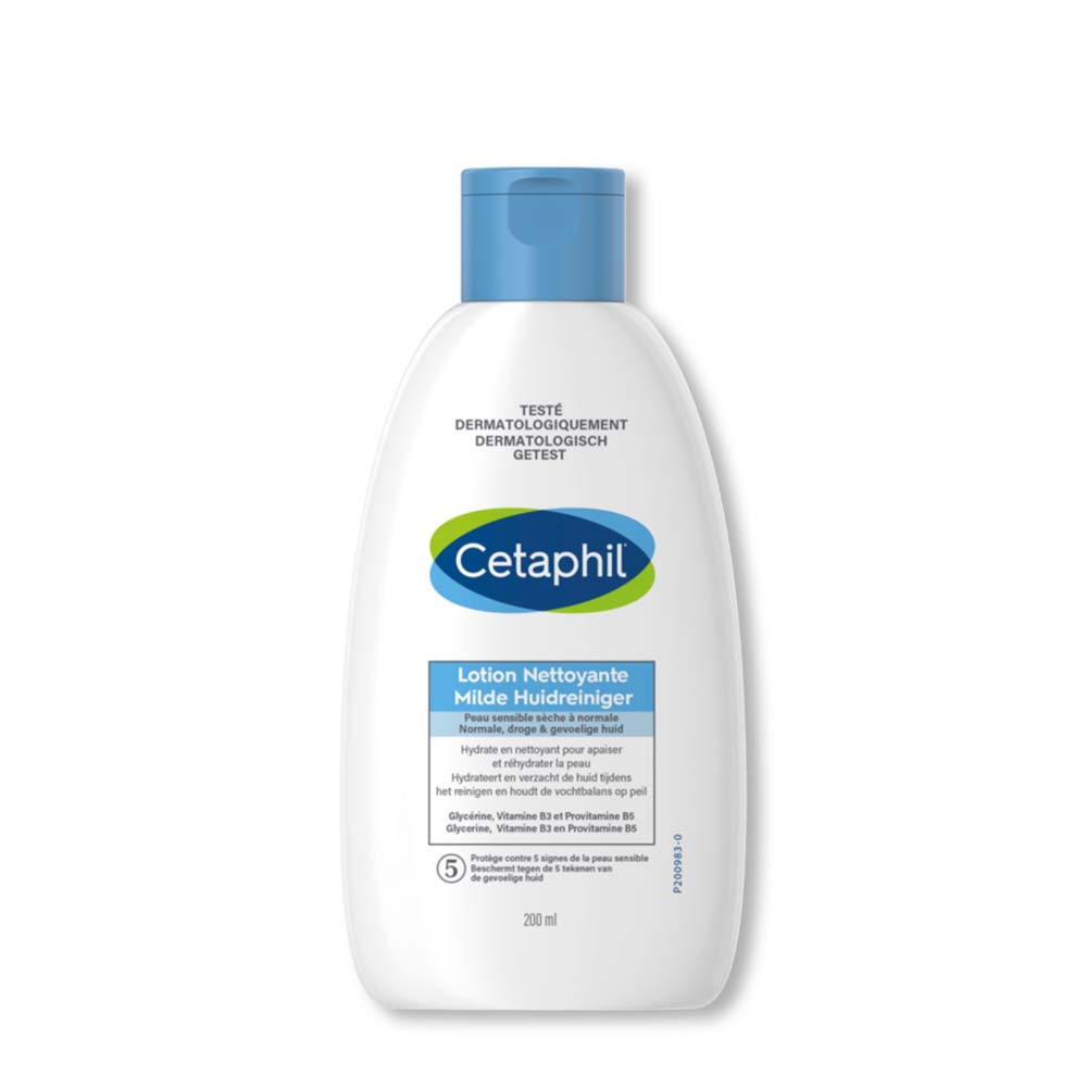 Cetaphil Lozione Detergente per PellI Sensibili Viso e Corpo Peaux Sensibles 200ml