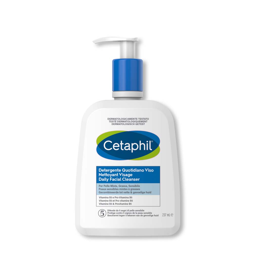 Cetaphil Detergenti viso Pelle Sensibile da mista a grassa 237ml