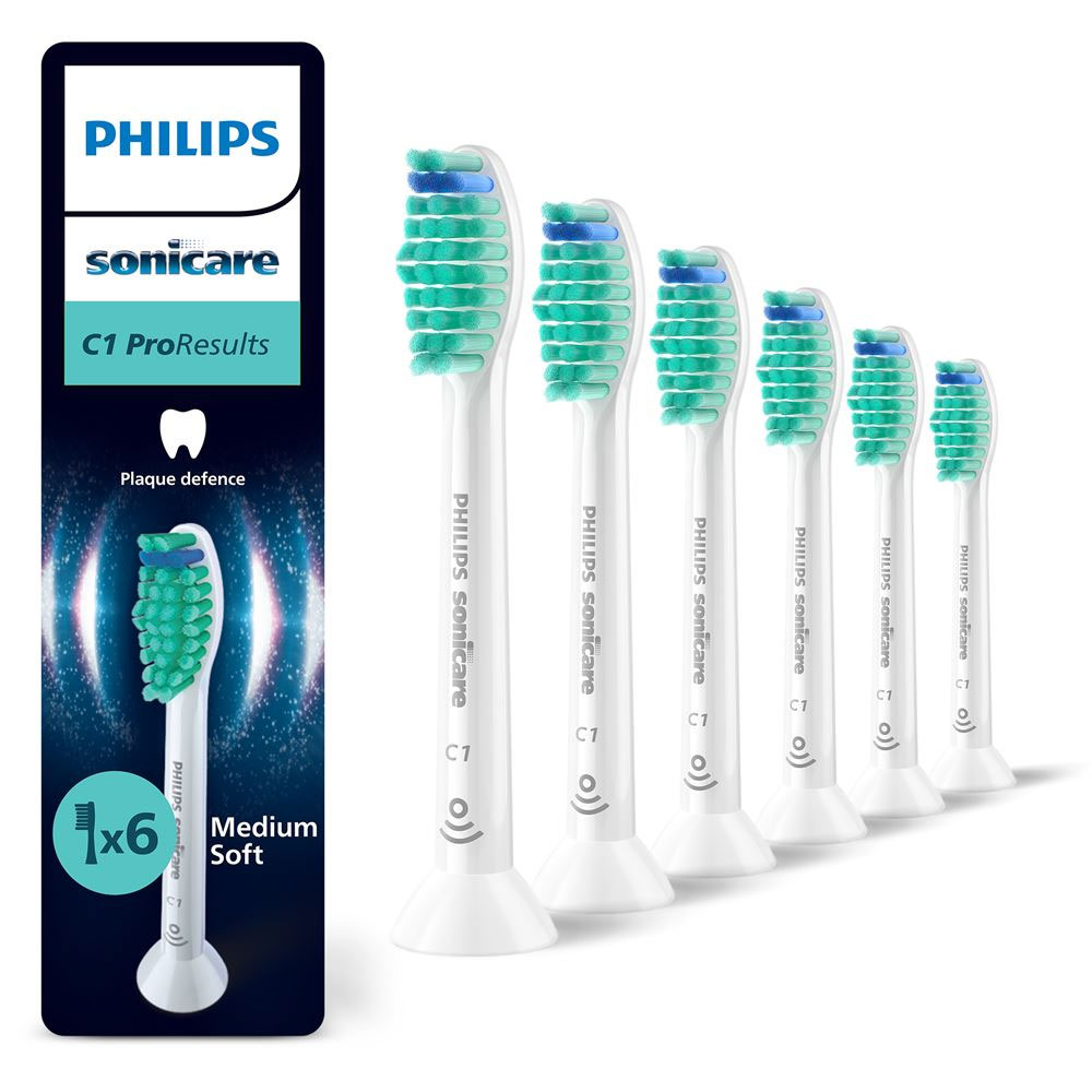 Philips Sonicare Testate per spazzolino C1 ProResults compatibili con spazzolini Sonicare C1 ProResults 6 unità