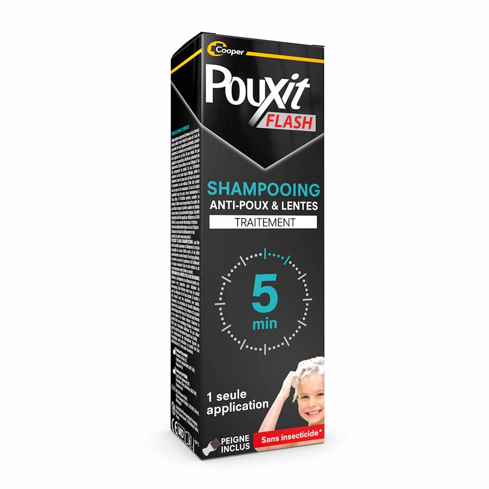 Pouxit Flash Shampoo per pidocchi e unghie 100ml