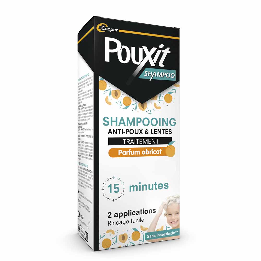Pouxit Shampoo trattamento anti-pidocchi e lendini profumato albicocca 200 ml