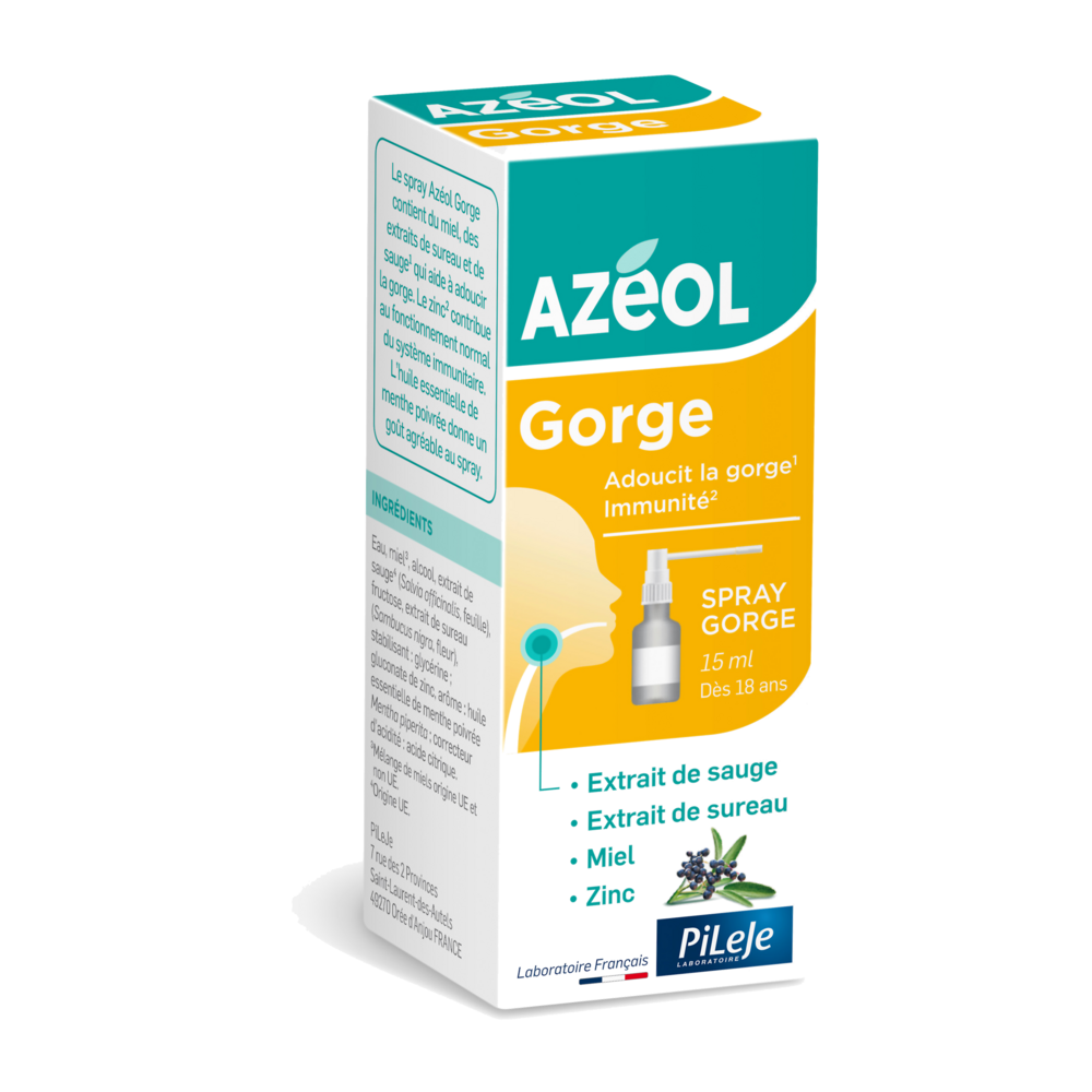 Pileje Azéol Spray per la gola 15 ml