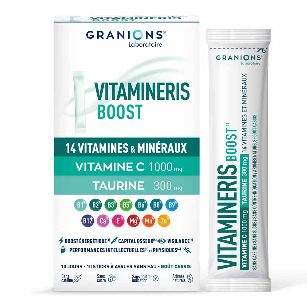 Granions Vitamineris Boost 1000 mg 10 stick
