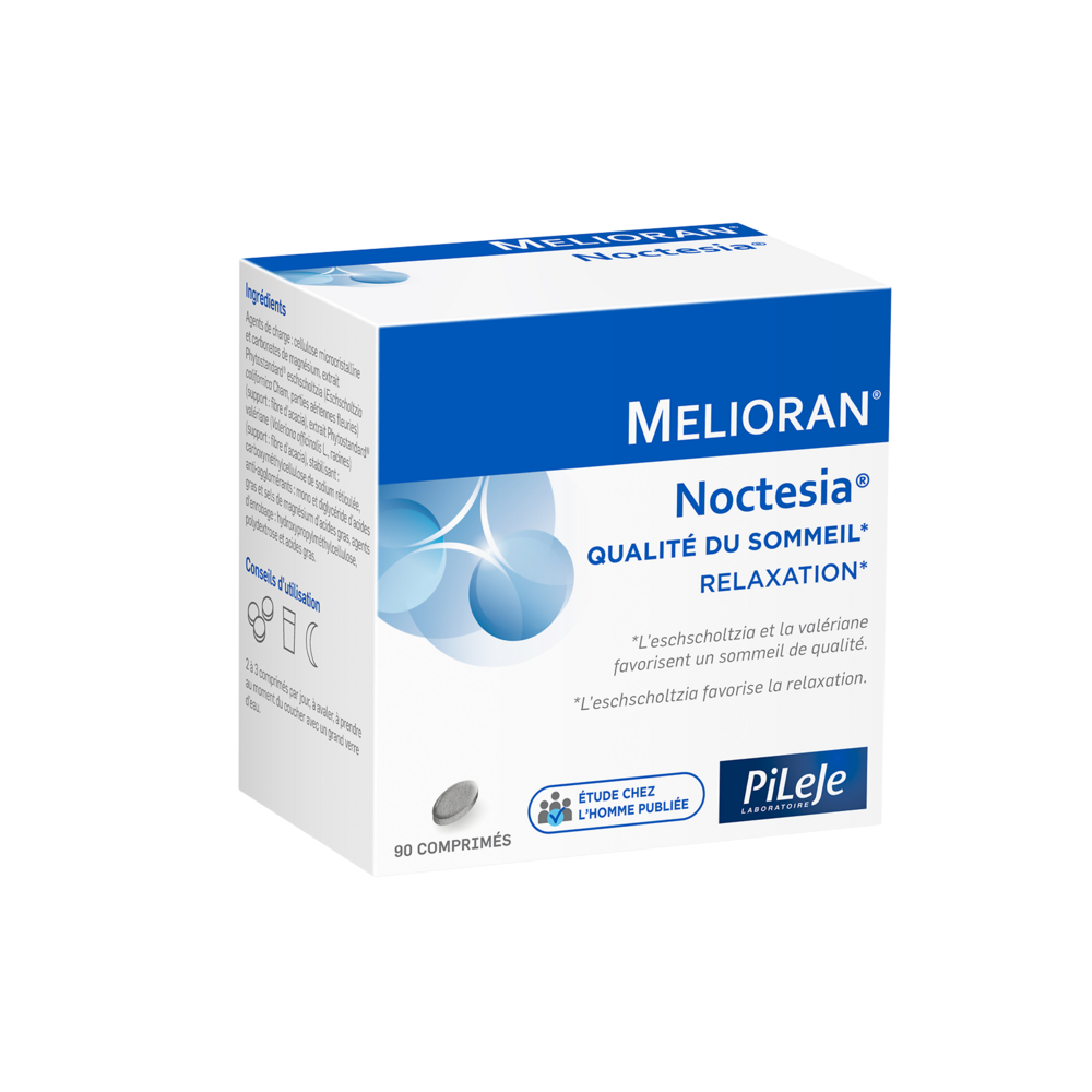 Pileje Melioran Noctesia qualità del sonno e relax 90 compresse
