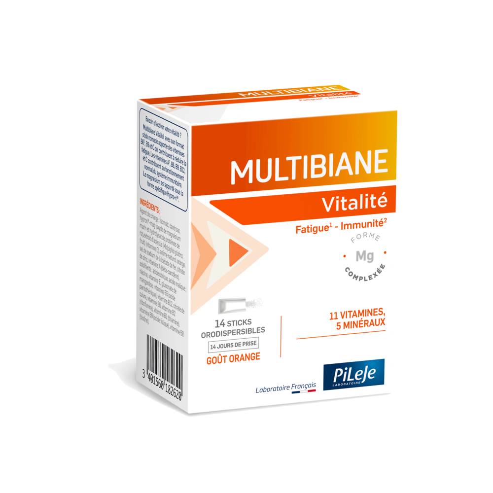 Pileje Multibiane Energia vitalità difese immunitarie 14 sticks