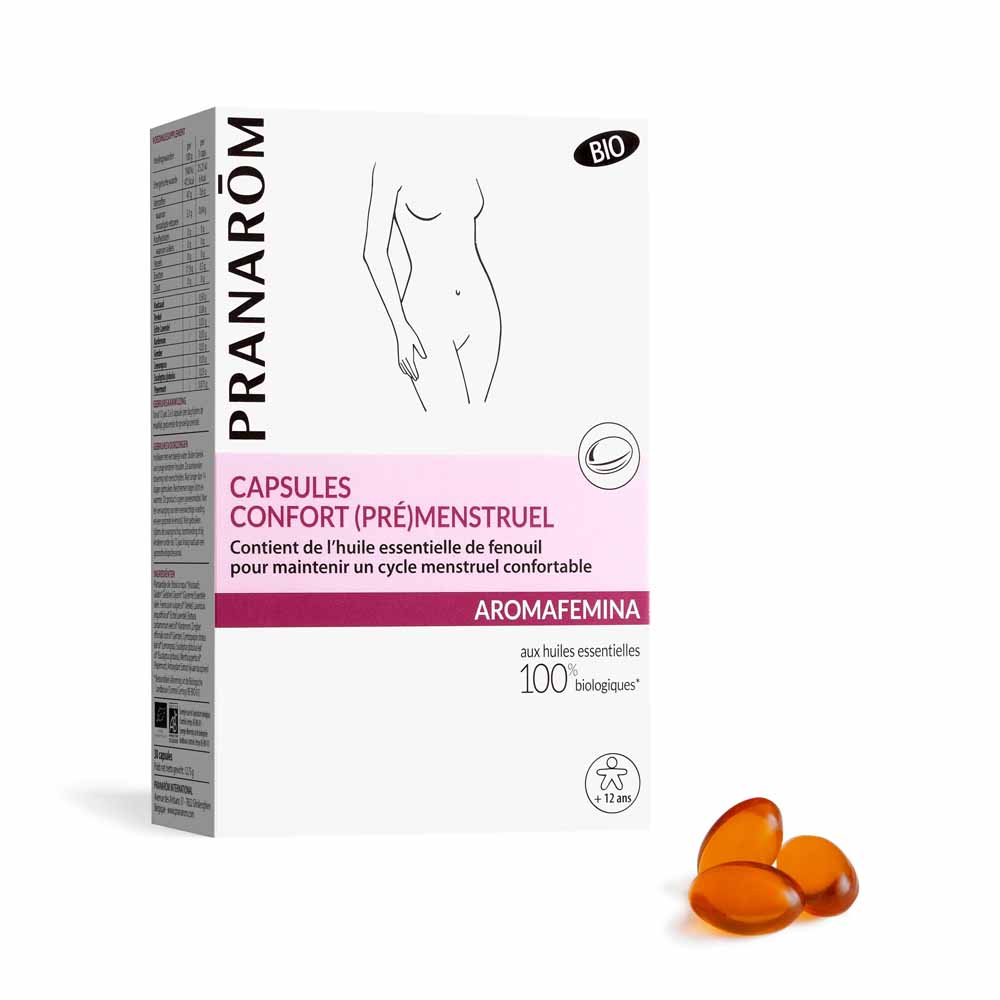 Pranarôm Aromafemina confort premestruale bio 30 capsule