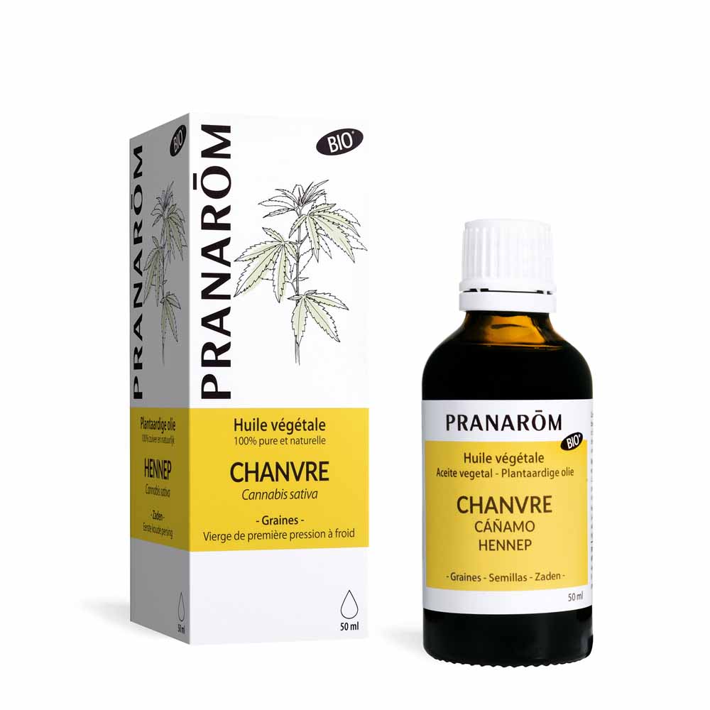 Pranarôm Oli Vegetali Olio vegetale di canapa bio 50 ml