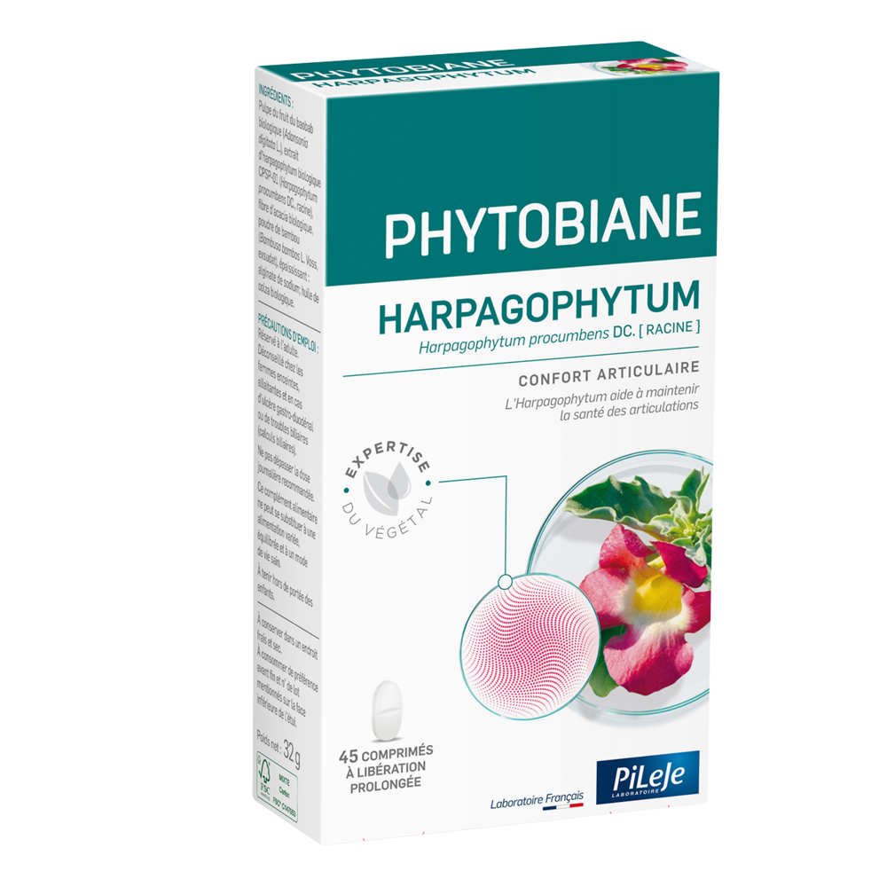 Pileje Phytobiane Harpagophytum per il benessere articolare 45 compresse