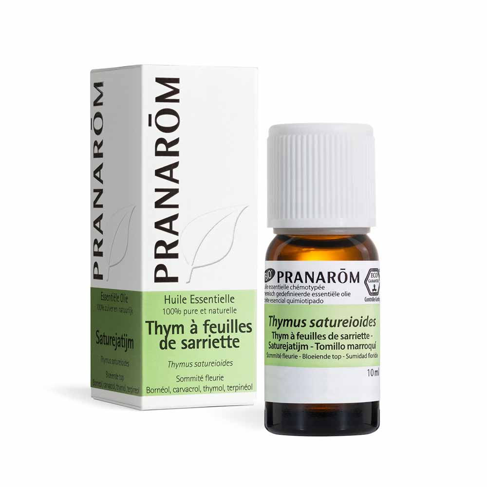 Pranarôm Oli Essenziali Olio essenziale di timo a foglie di santoreggia 10 ml