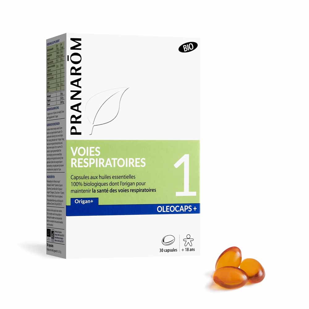 Pranarôm Oléocaps N°1 Respirazione Organica 30 Capsule Oleocaps+