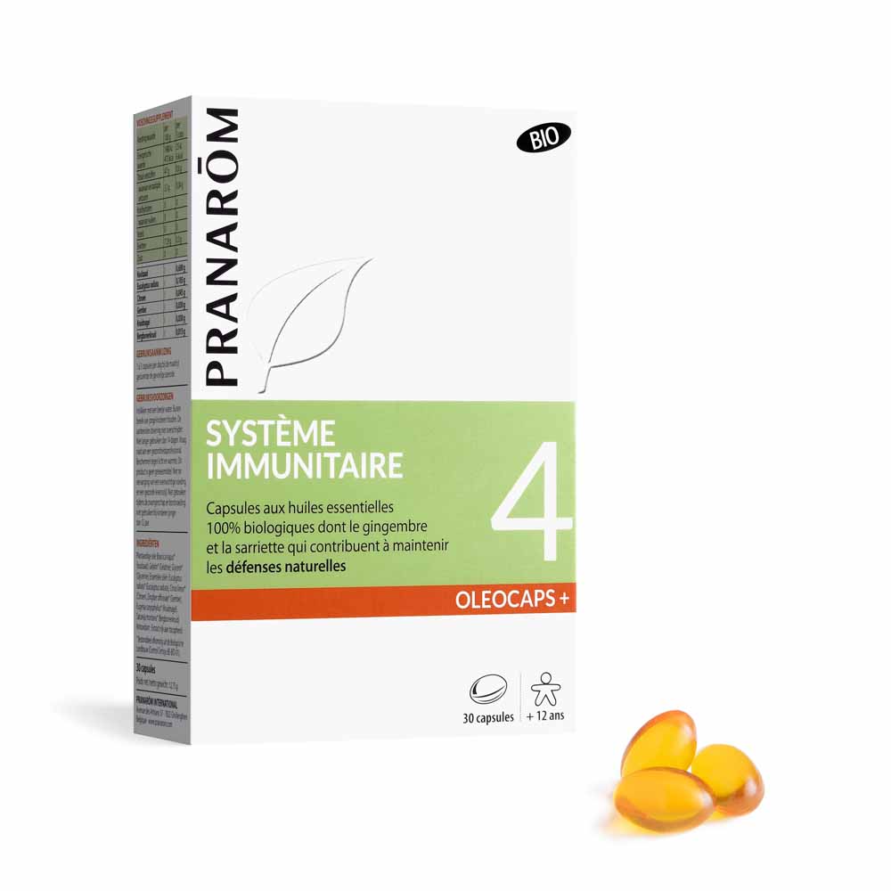 Pranarôm Oléocaps 4 - Sistema immunitario - 30 capsule Oleocaps+