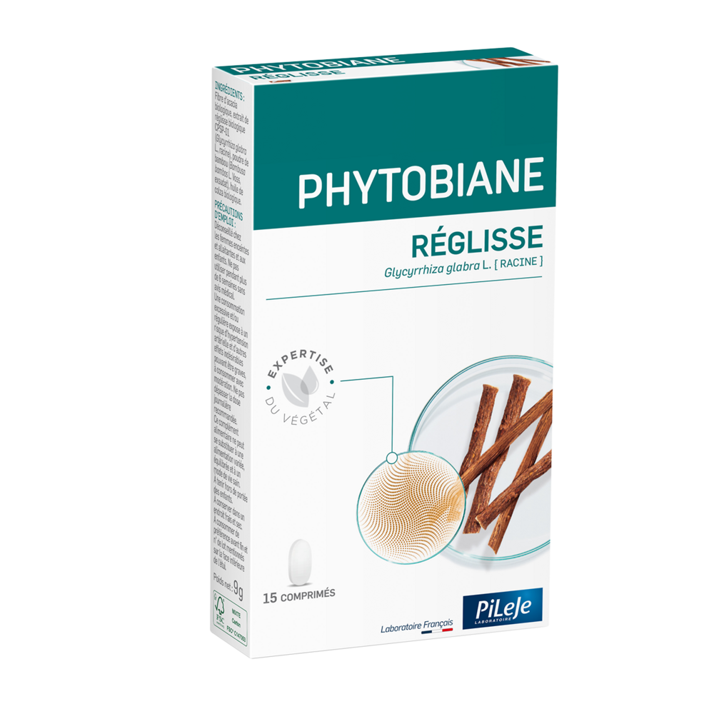 Pileje Phytobiane réglisse 15 compresse