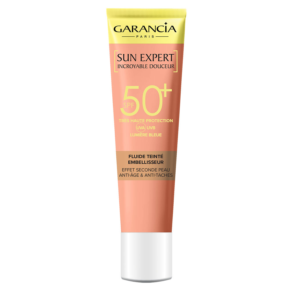 Garancia Sun Expert incredibile dolcezza fluido colorato abbellente SPF50+ 40 ml