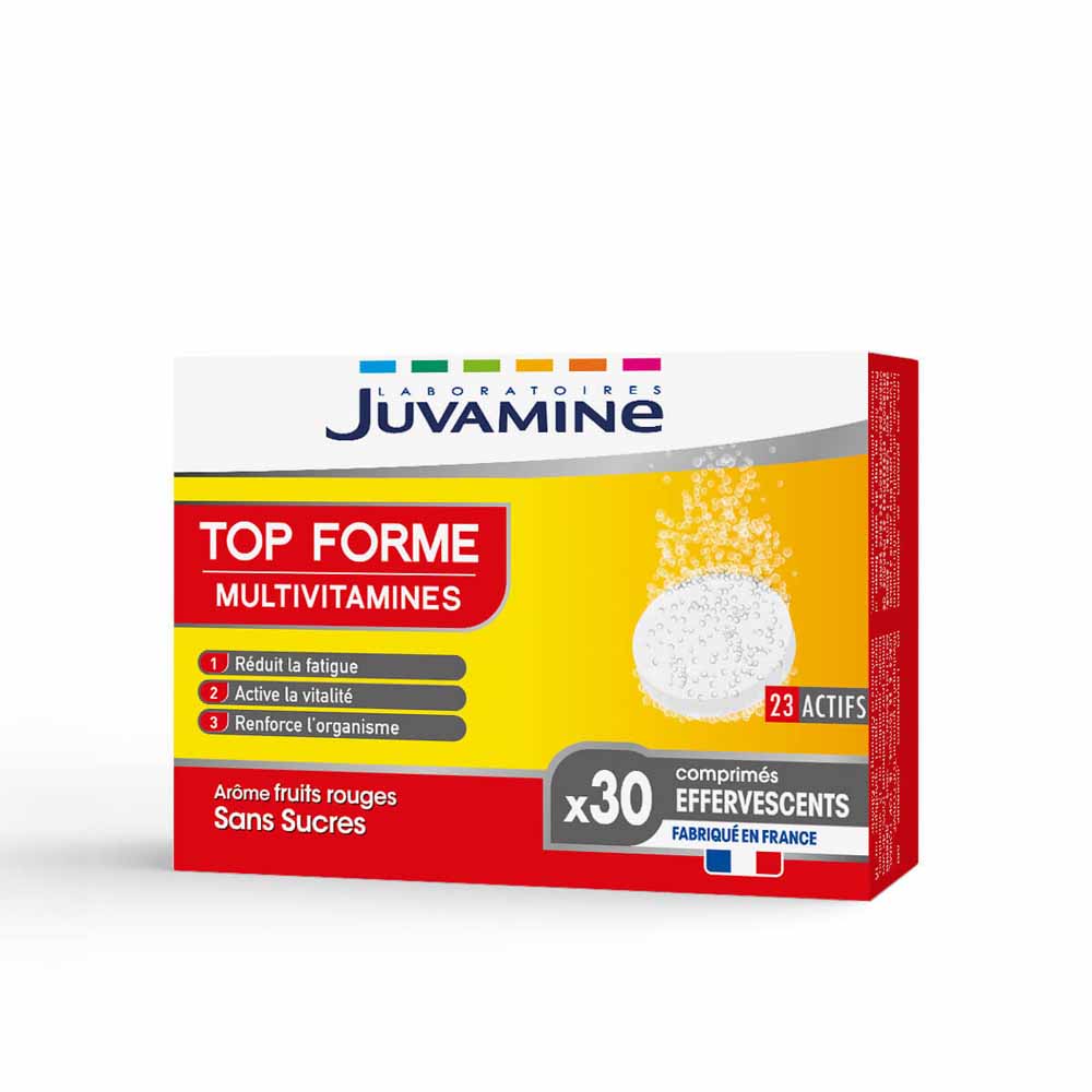 Juvamine Top Forme Multivitamine stanchezza e vitalità 30 compresse effervescenti 2 strati