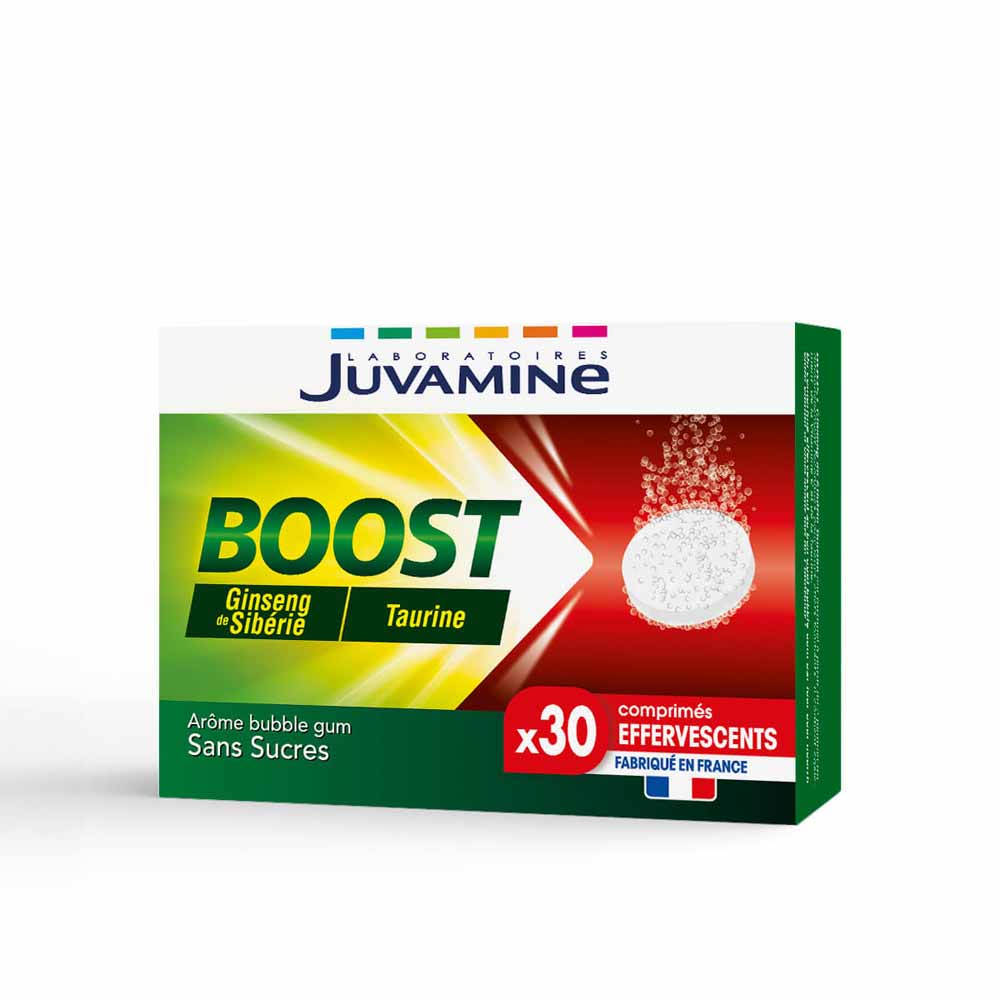 Juvamine Boost Ginseng Taurina 30 compresse effervescenti