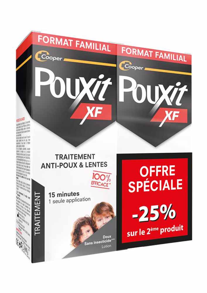 Pouxit XF Lozione antipidocchi e lendini 2x200ml