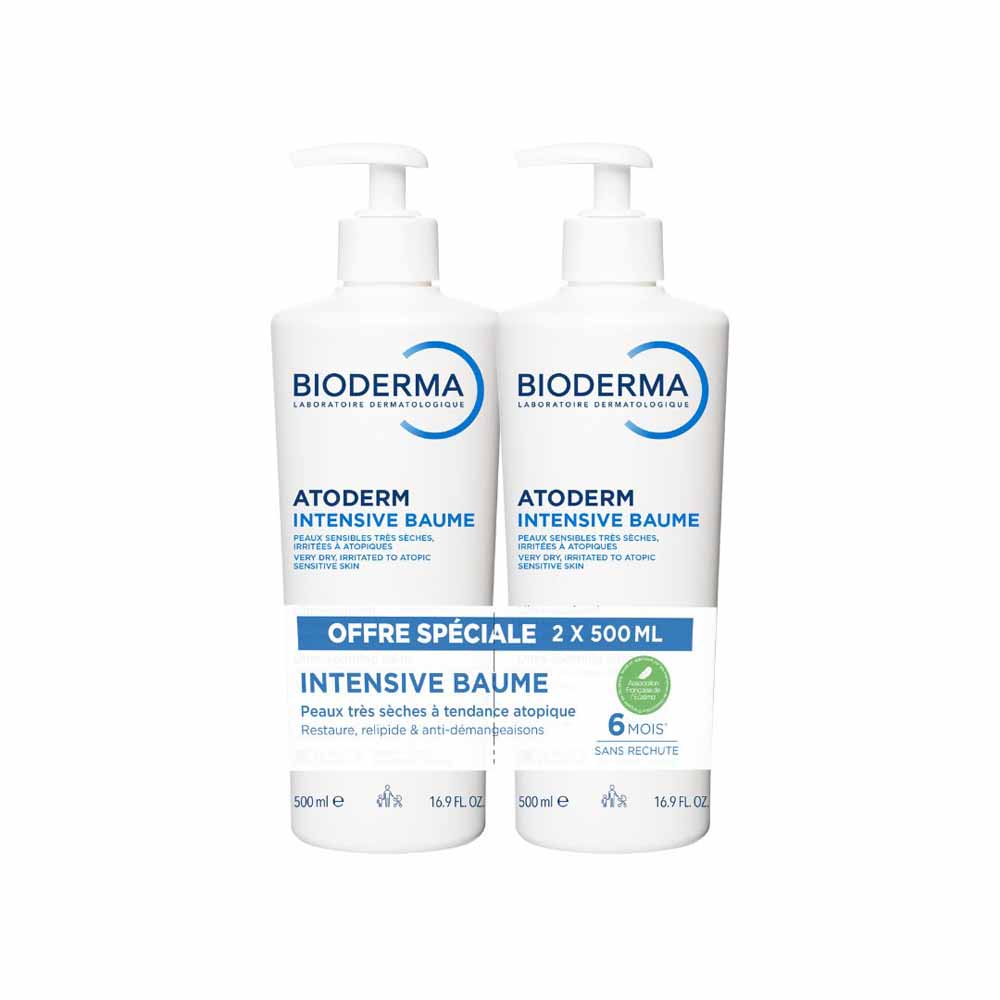 Bioderma Atoderm Trattamento lenitivo, nutriente e anti-prurito Pelle molto secca 2x500ml