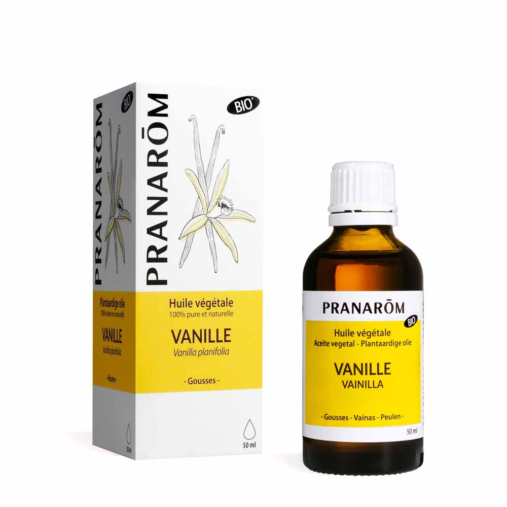 Pranarôm Oli Vegetali Olio vegetale alla vaniglia Bio 50ml