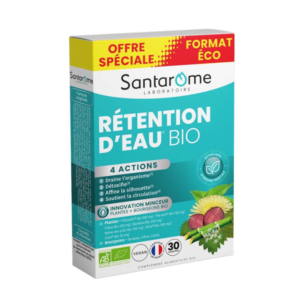 Santarome Ritenzione idrica Bio Detox & Snellente 30 compresse