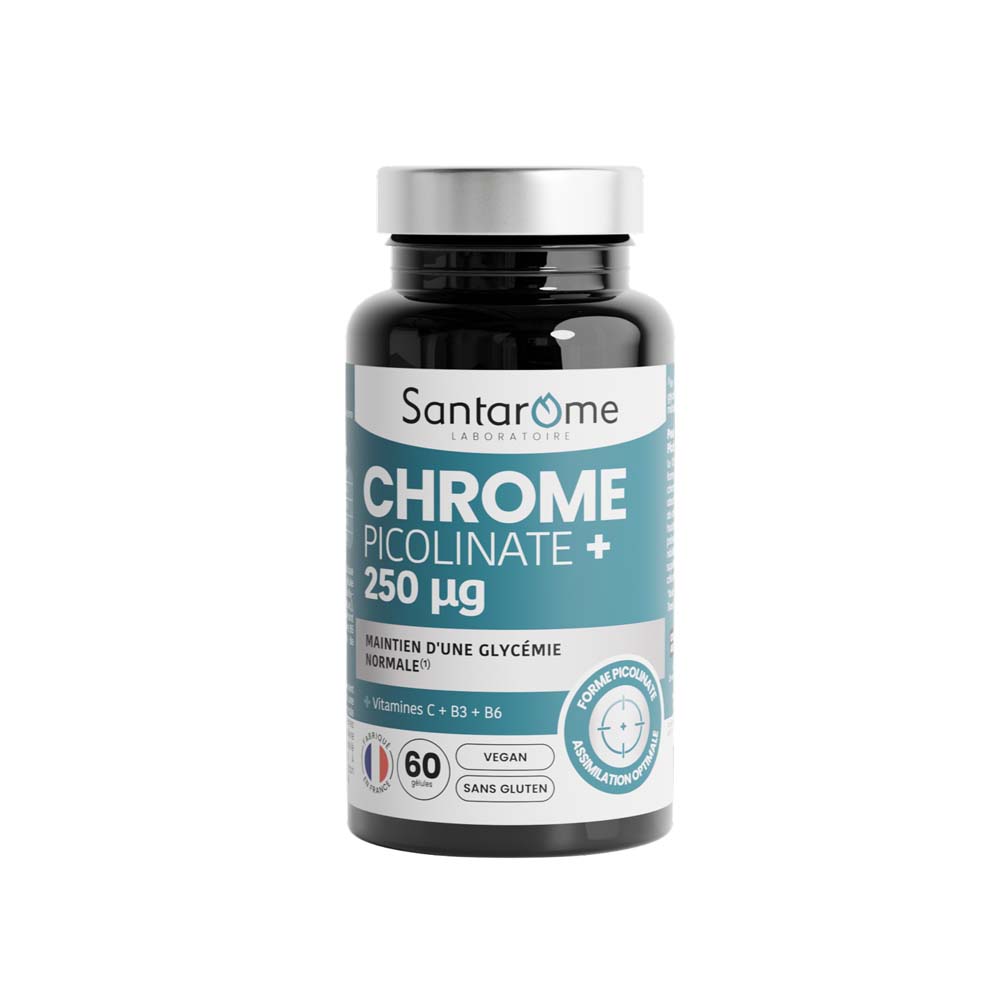 Santarome Cromo picolinato 250 µg glicemia 60 capsule