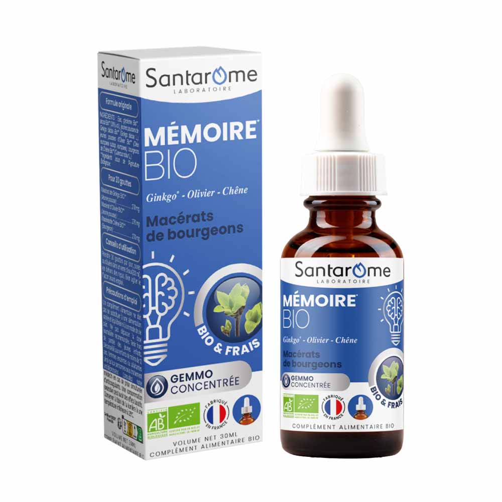 Santarome Gemmo Complesso organico della memoria Gémmothérapie 30 ml