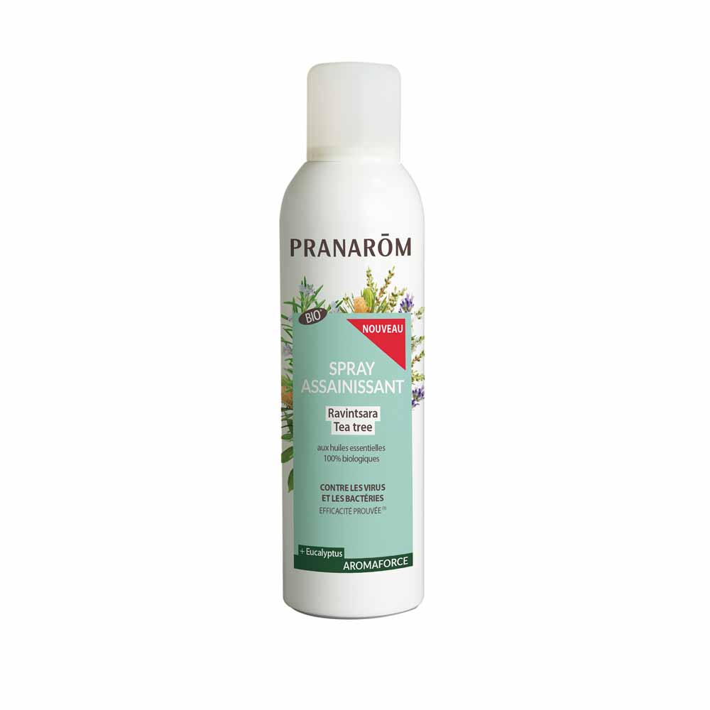 Pranarôm Aromaforce Ravintsara - Spray Purificante Biologico all'Albero del Tè 150 ml