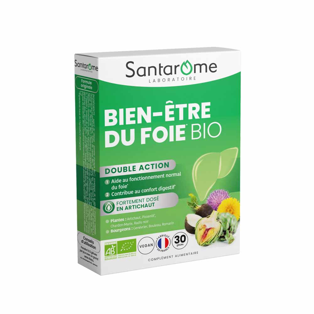 Santarome Benessere epatico bio per il benessere del fegato 30 capsule