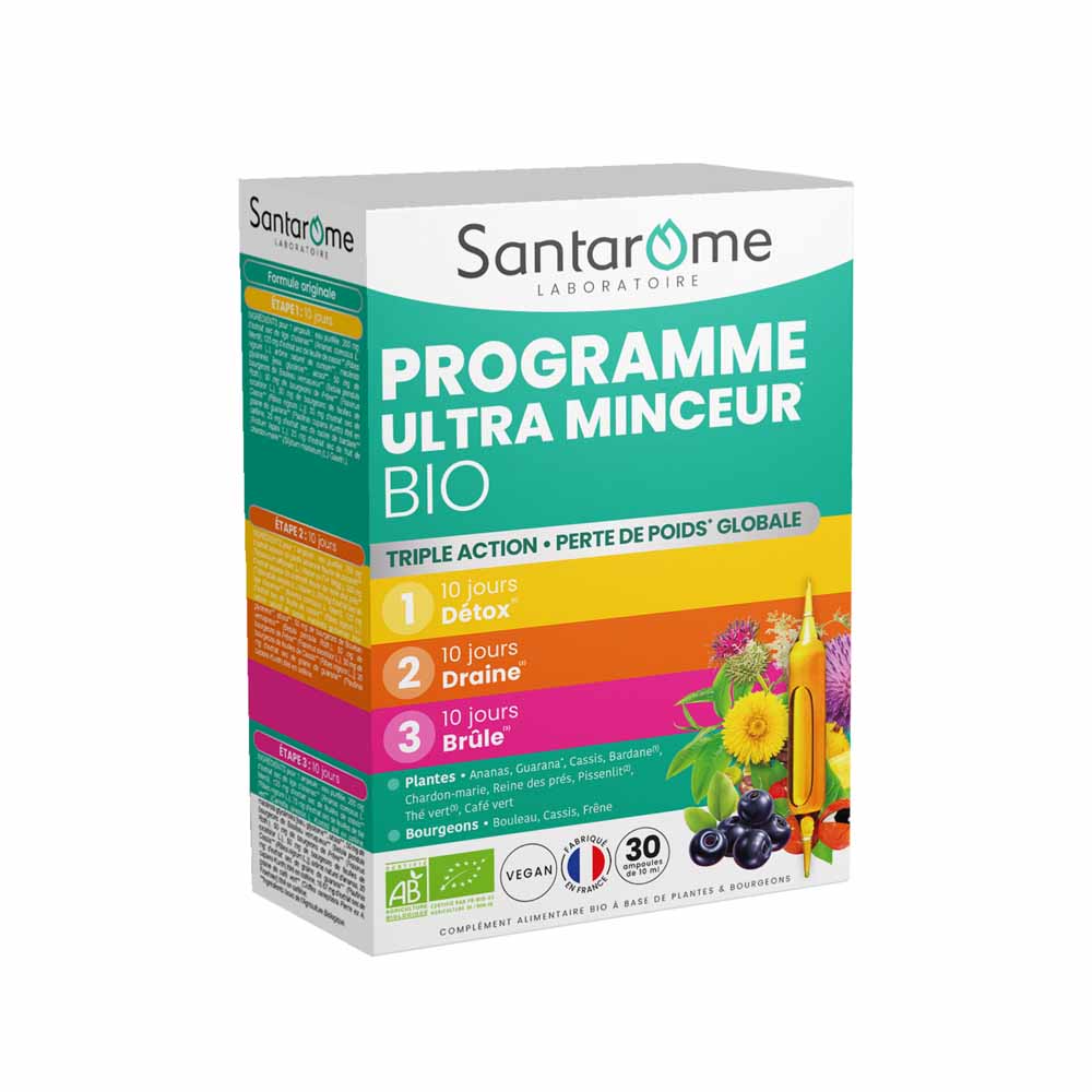 Santarome Programma ultra dimagrante bio perdita di peso 30 fiale