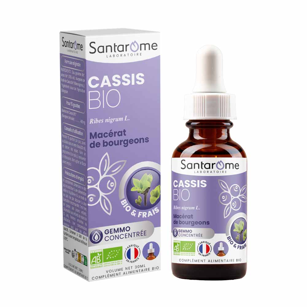 Santarome Gemmo Gemma di ribes nero bio Gémmothérapie 30 ml