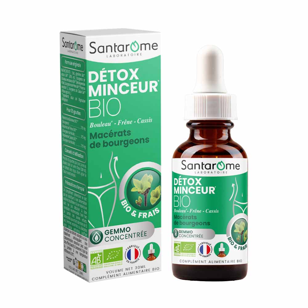 Santarome Gemmo Complexe Detox Minceur Bio Gémmothérapie 30 ml