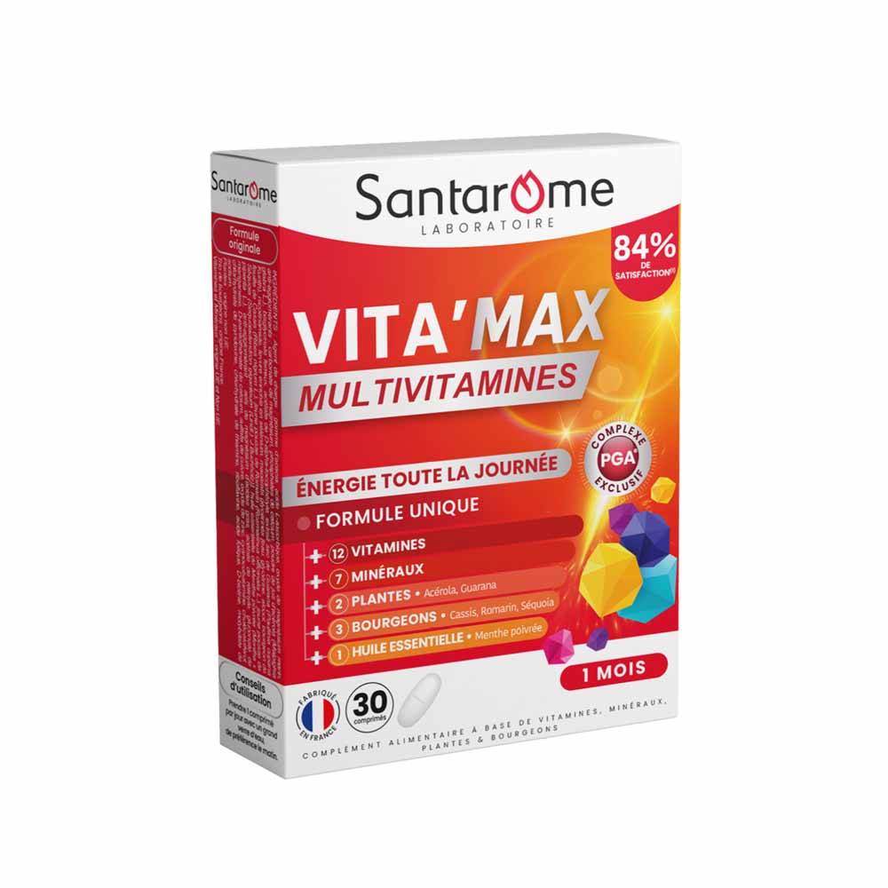 Santarome Vita'max Multivitamine Dall'età di 12 anni 30 compresse