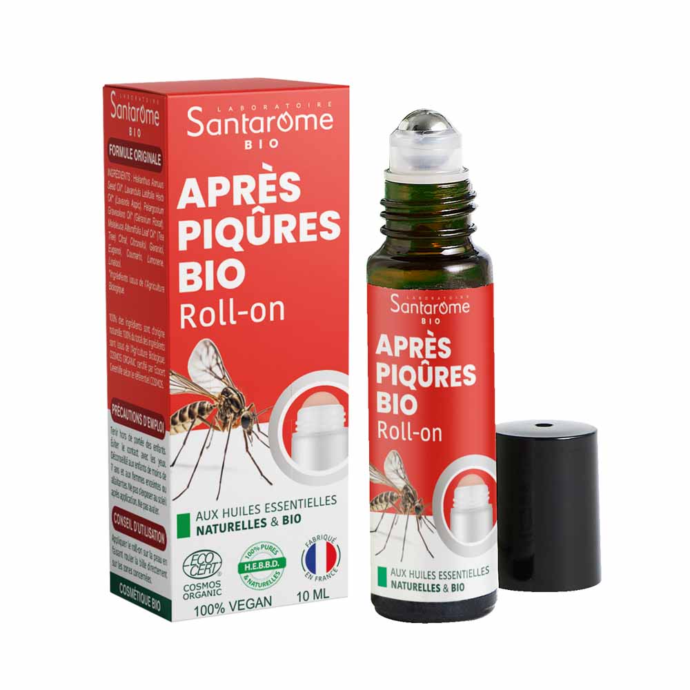 Santarome Roll-On Dopopuntura biologico Con gli Oli Essenziali 10ml
