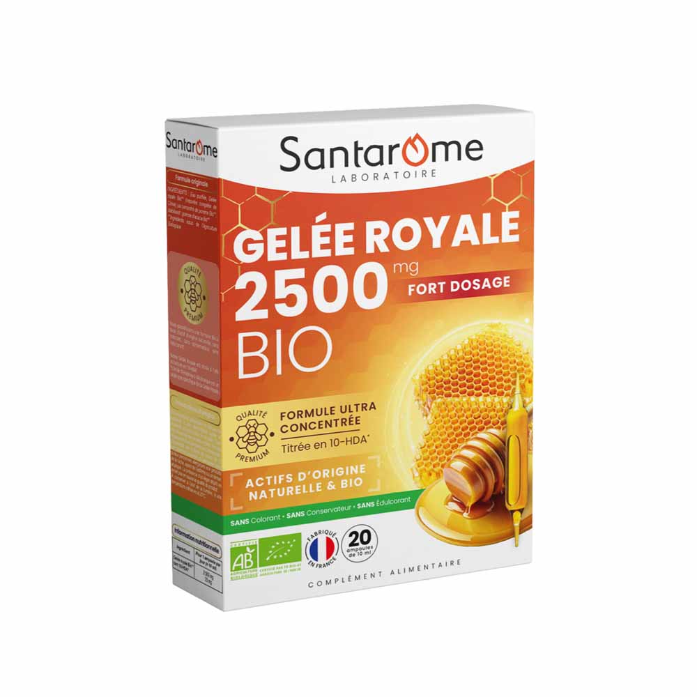 Santarome Pappa reale bio 2500 MG 20 Ampolle