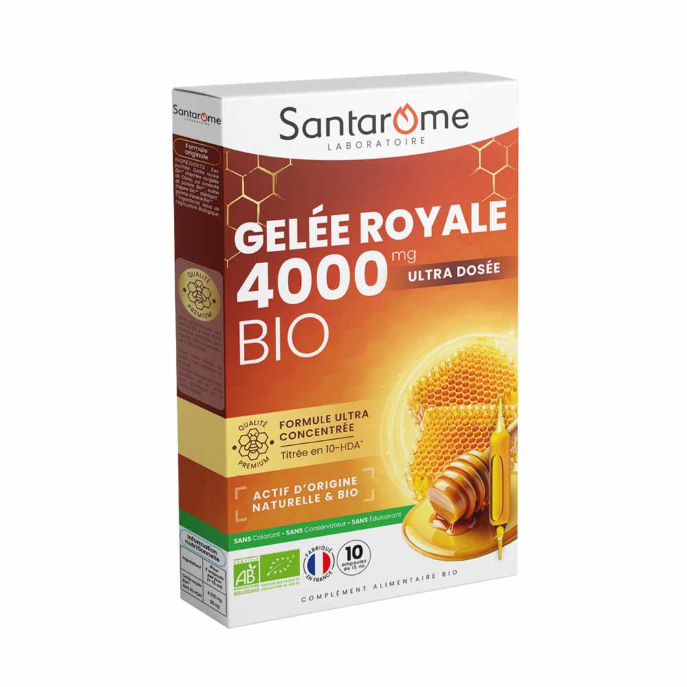 Santarome Pappa reale bio 4000 MG 10 Ampolle