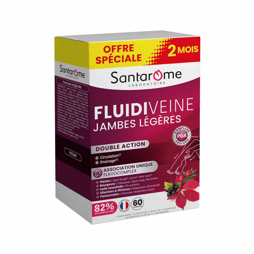 Santarome Fluidiveine Gambe leggere 60 compresse