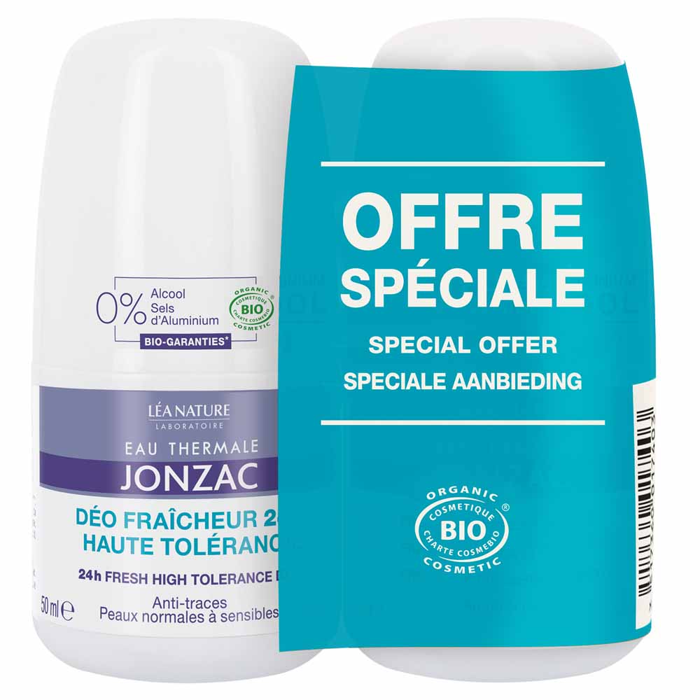 Eau thermale Jonzac Deodorante freschezza 24h alta tolleranza 2x50ml
