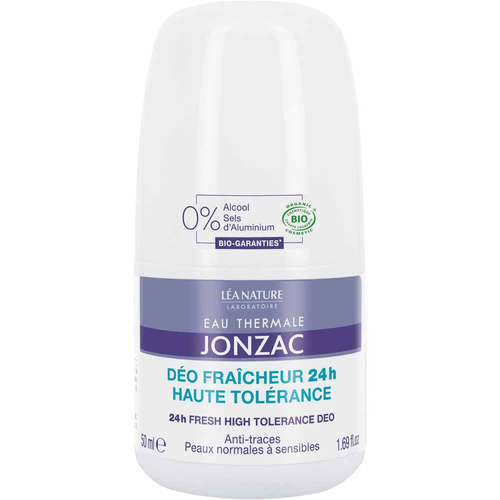 Eau thermale Jonzac Deodorante freschezza alta tolleranza 24h roll-on bio 50 ml