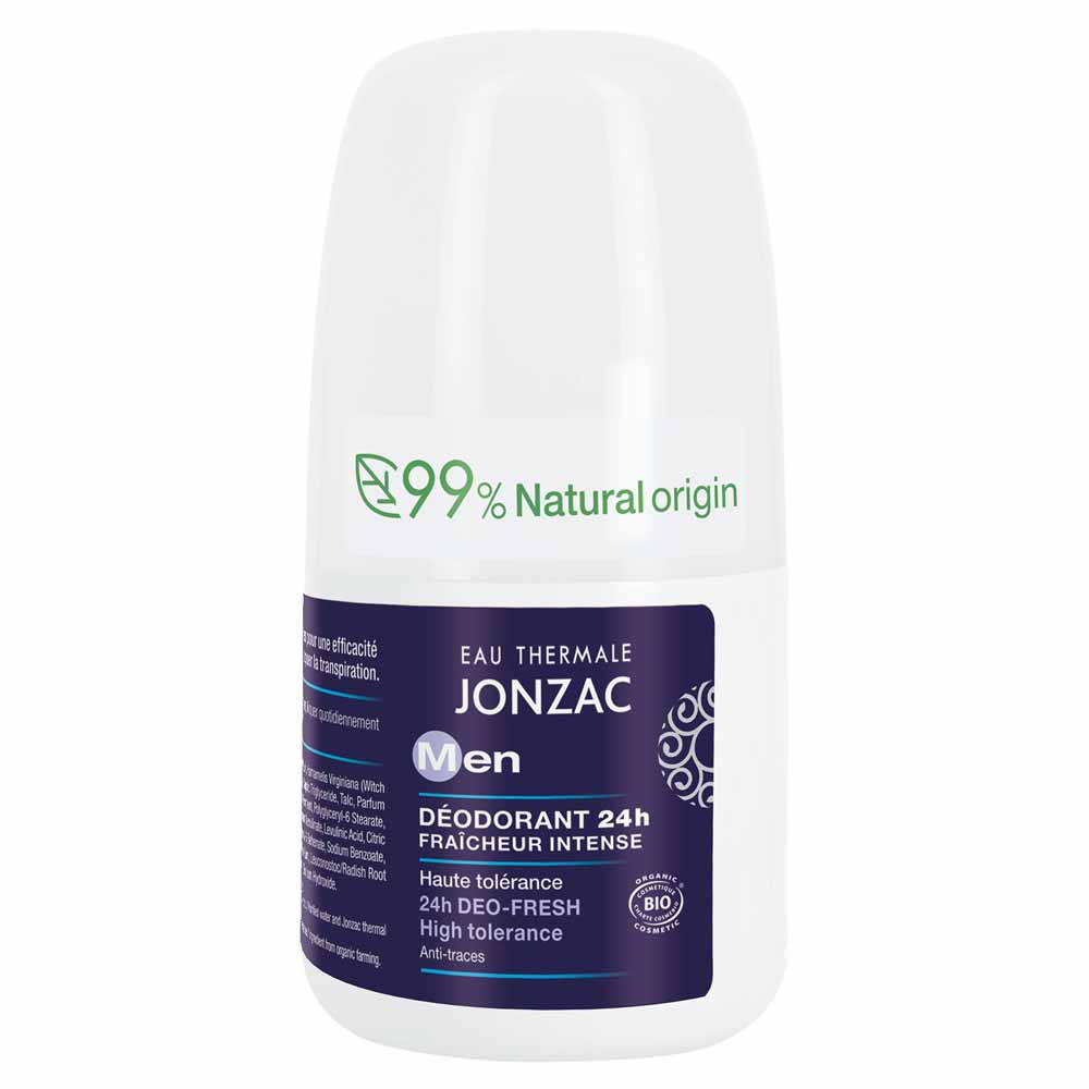 Eau thermale Jonzac Deodorante roll-on bio alta tolleranza uomo 50 ml
