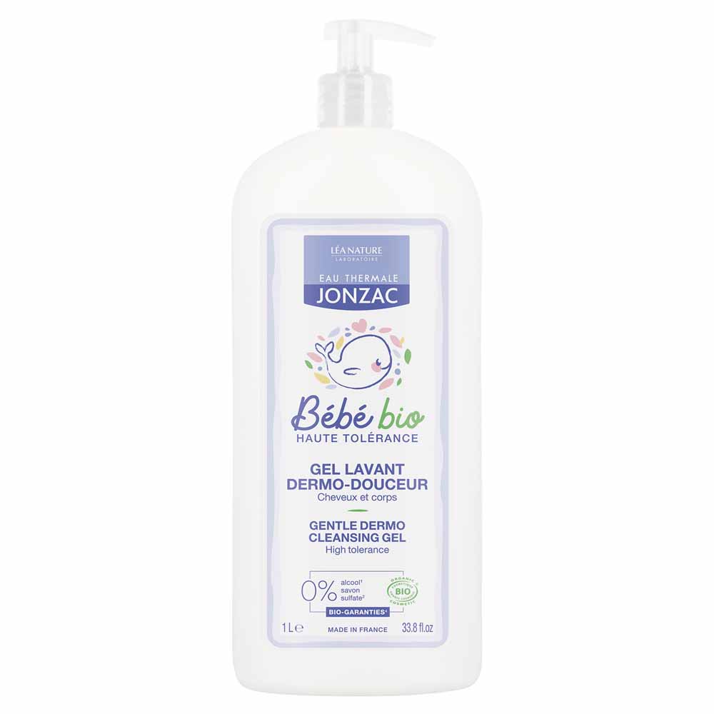 Eau thermale Jonzac Bebè Gel lavante dermo delicato bio per bebè capelli e corpo 1l