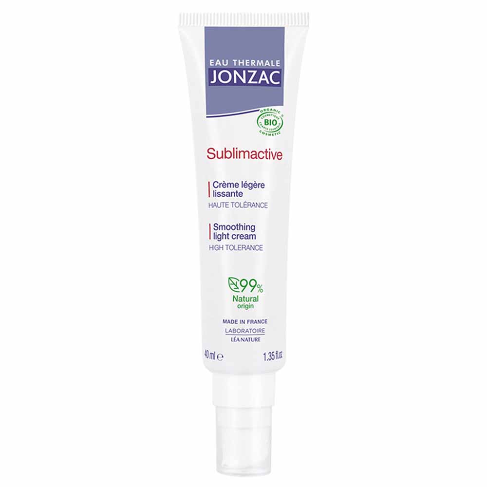 Eau thermale Jonzac Sublimactive Crema leggera levigante alta tolleranza 40 ml