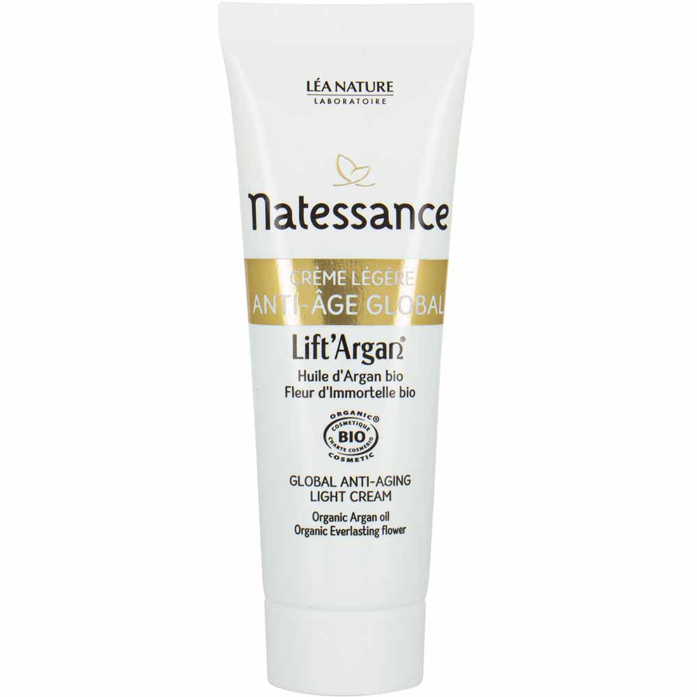 Natessance Lift'Argan Crema leggera anti-età globale Lift'argan bio 50 ml
