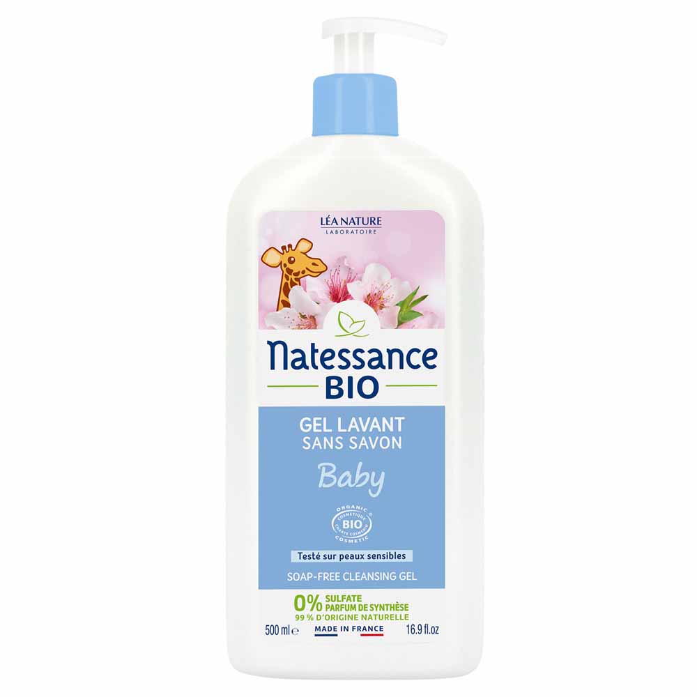 Natessance Bebe Gel detergente senza sapone bio 500 ml
