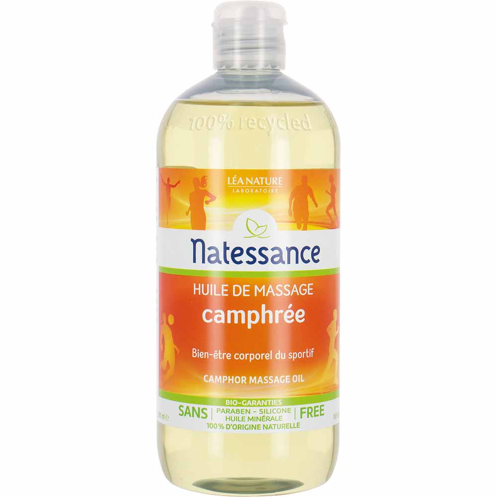 Natessance Olio da massaggio camforato 500 ml