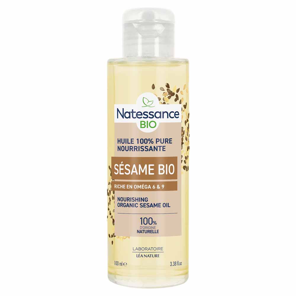 Natessance Olio di sesamo bio puro nutriente 50ml