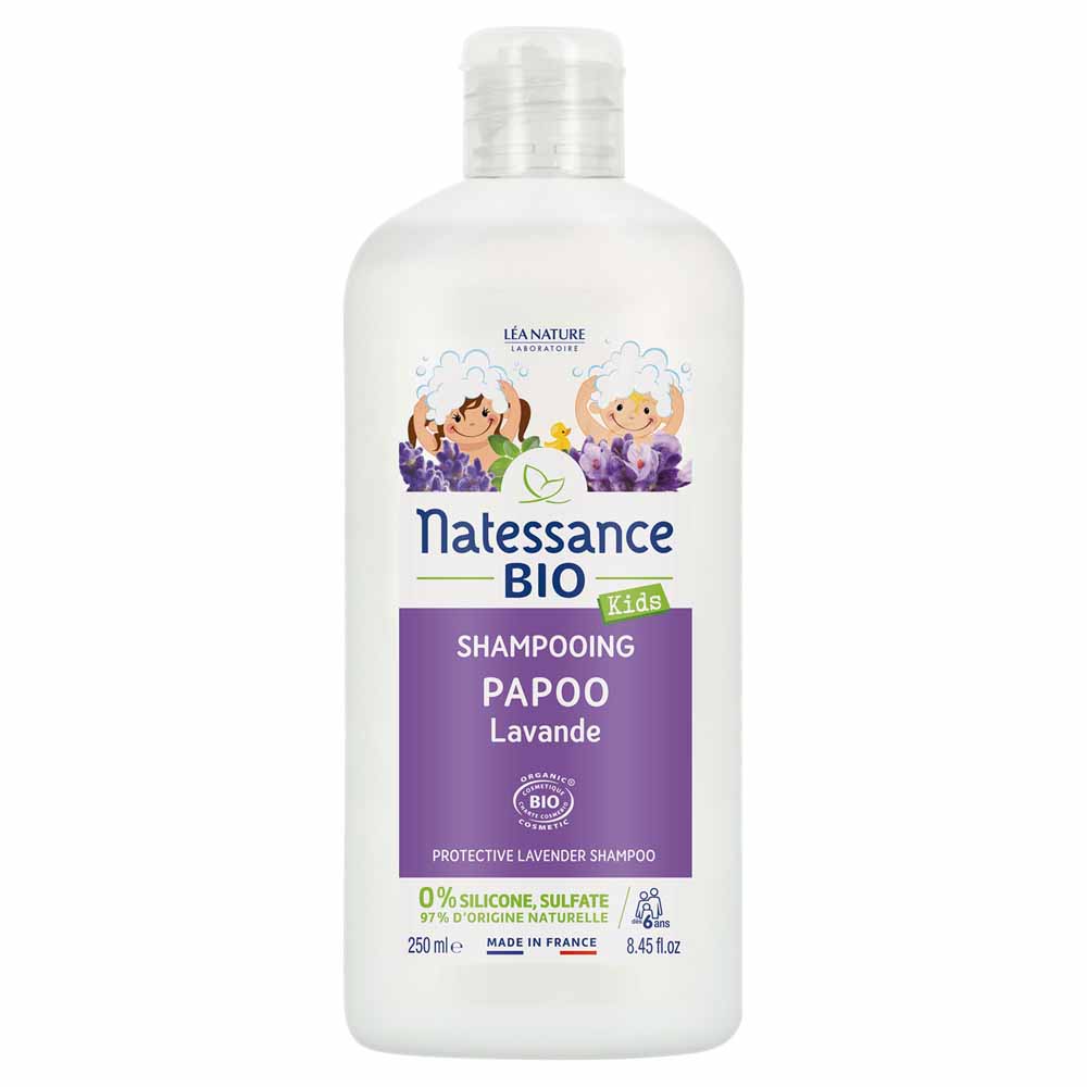 Natessance Kids Shampoo protettivo Papoo lavanda bio 250 ml