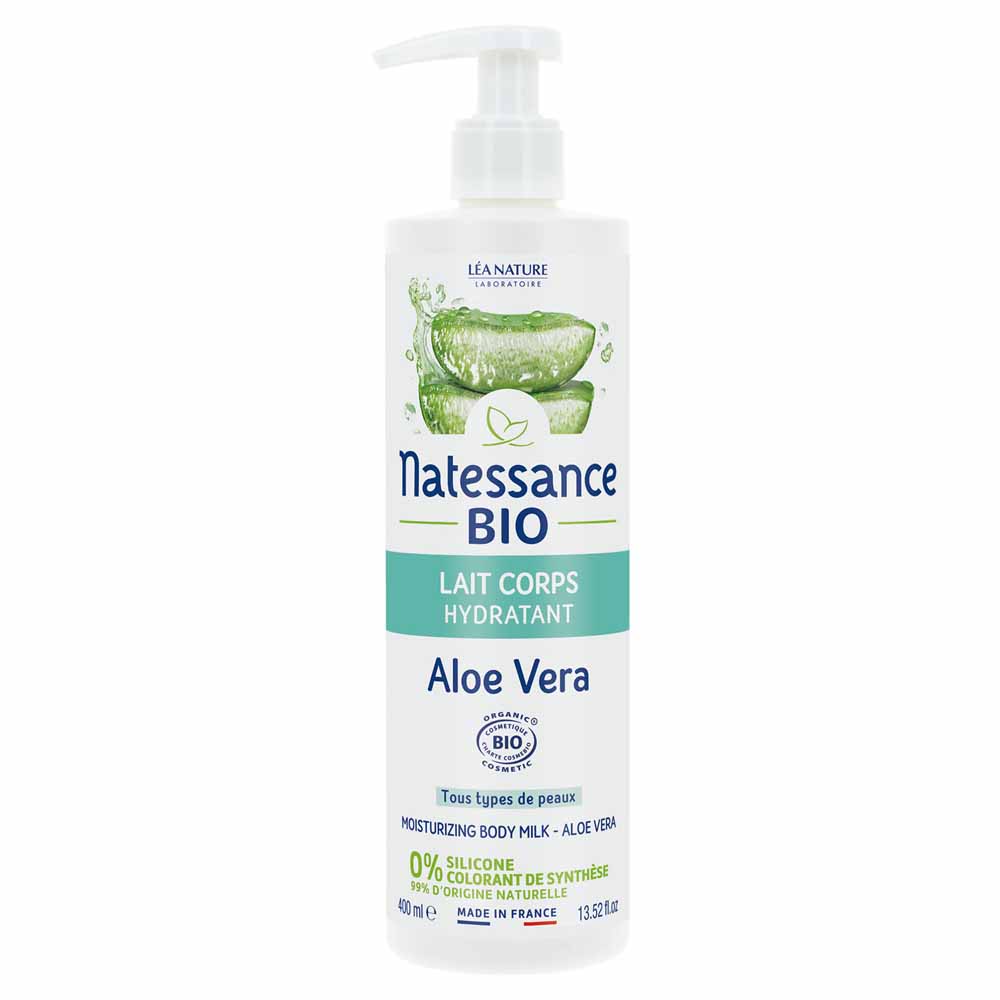 Natessance Latte corpo idratante all'Aloe vera bio 400 ml
