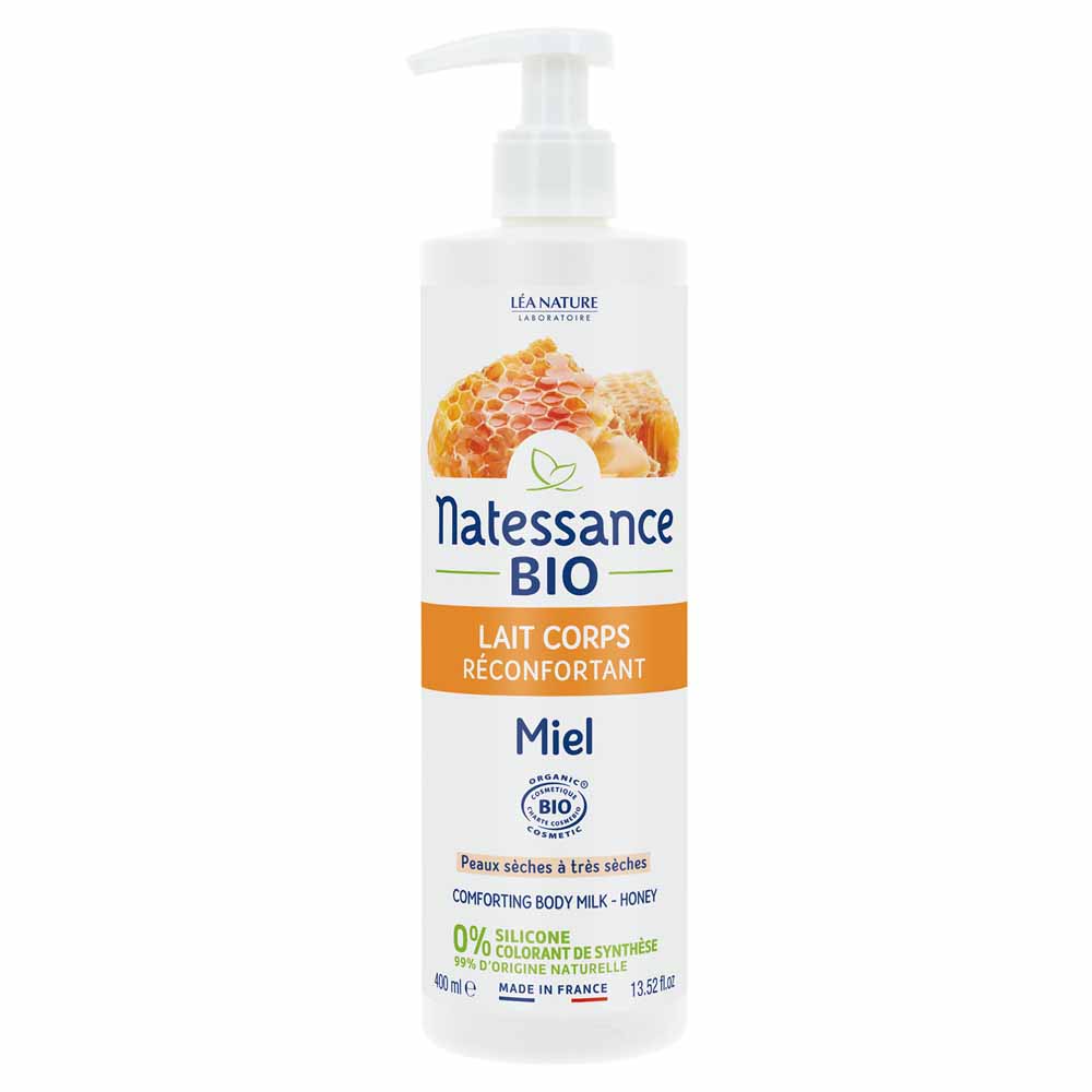 Natessance Latte corpo lenitivo al Miele Bio 400 ml